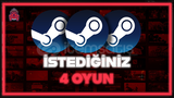 İstediğiniz 4 Oyun + Garanti
