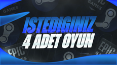 ⭐İstediğiniz 4 Oyun + Garanti⭐