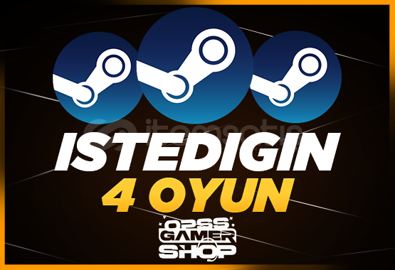 İstediğiniz 4 Oyun + Garanti İstediğiniz 4 Oyun + Garanti