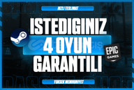 ⭐ İstediğiniz 4 Oyun + Garanti ⭐