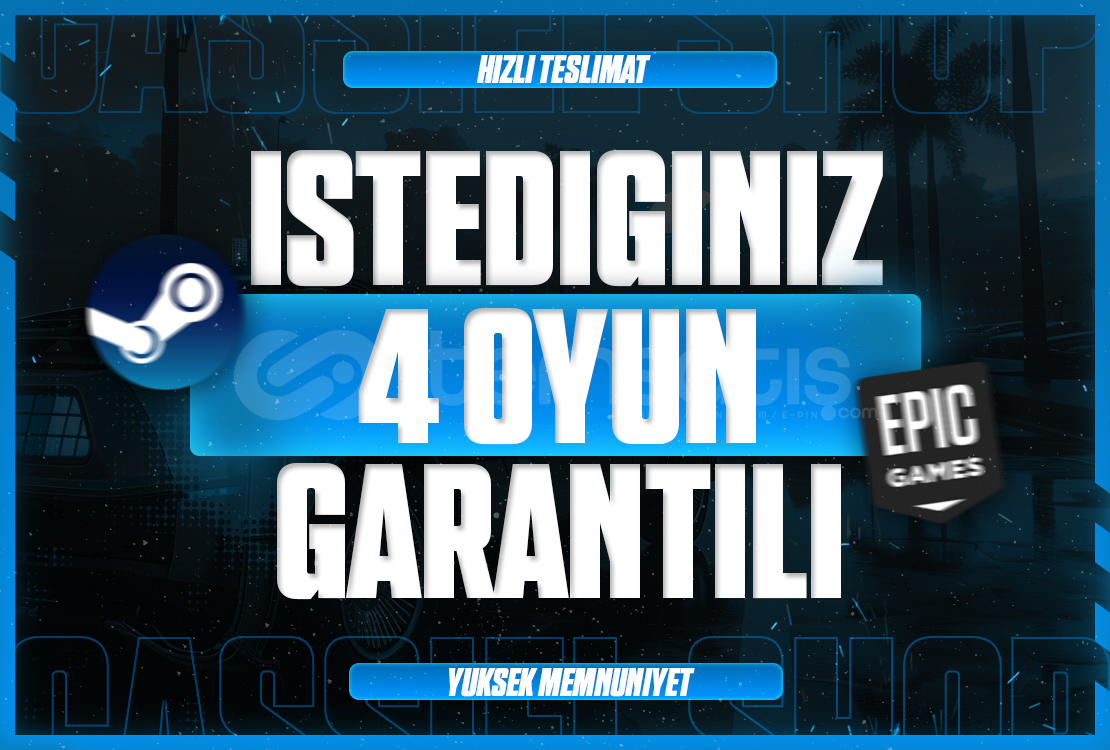 ⭐ İstediğiniz 4 Oyun + Garanti ⭐ ⭐ İstediğiniz 4 Oyun + Garanti ⭐