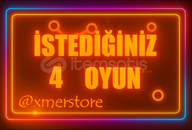 ⭐️☘️İstediğiniz 4 Oyun❤️+Garanti❤️
