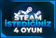 ⭐İSTEDİĞİNİZ 4 OYUN + GARANTİ + 7/24 OTO⭐
