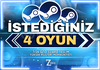 İstediğiniz 4 Oyun + Garanti