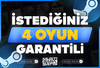⭐İstediğiniz 4 Oyun + Garanti