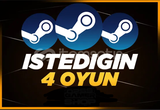 İstediğiniz 4 Oyun+Garanti