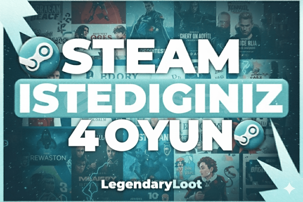 İstediğiniz 4 Oyun + Garanti İstediğiniz 4 Oyun + Garanti