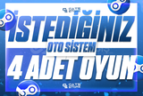 ⭐İSTEDİĞİNİZ 4 OYUN + GARANTİ & DESTEK⭐