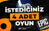 ⭐İstediğiniz 4 Oyun + Garanti & Destek⭐