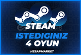 ✅ İstediğiniz 4 Oyun + Garanti Teslimat