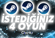 İstediğiniz 4 Oyun |✅Garantili!