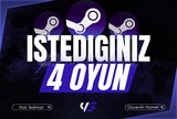 ✨İSTEDİĞİNİZ 4 OYUN + ÖMÜR BOYU GARANTİ + OTO