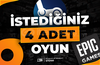 İstediğiniz 4 Oyun + Sınırsız Garanti & Destek