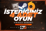 İstediğiniz 4 Oyun + Sınırsız Garanti & Destek