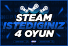 ⚡İSTEDİĞİNİZ 4 OYUN STEAM + GARANTİ⚡