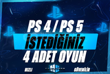 ⭐İstediğiniz 4 Playstation Oyunu + Garanti⭐