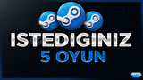 ⭐️İSTEDİĞİNİZ 5 ADET OYUN + GARANTİ + DESTEK