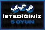 ⚡İstediğiniz 5 Oyun | %100 Garanti | Sorunsuz⚡