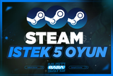 İstediğiniz 5 Oyun + Garanti