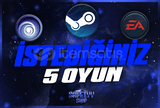 ☘️İstediğiniz 5 Oyun + Garanti☘️