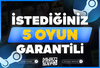 ⭐İstediğiniz 5 Oyun + Garanti