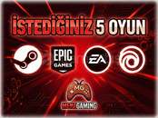İstediğiniz 5 Oyun + Garanti