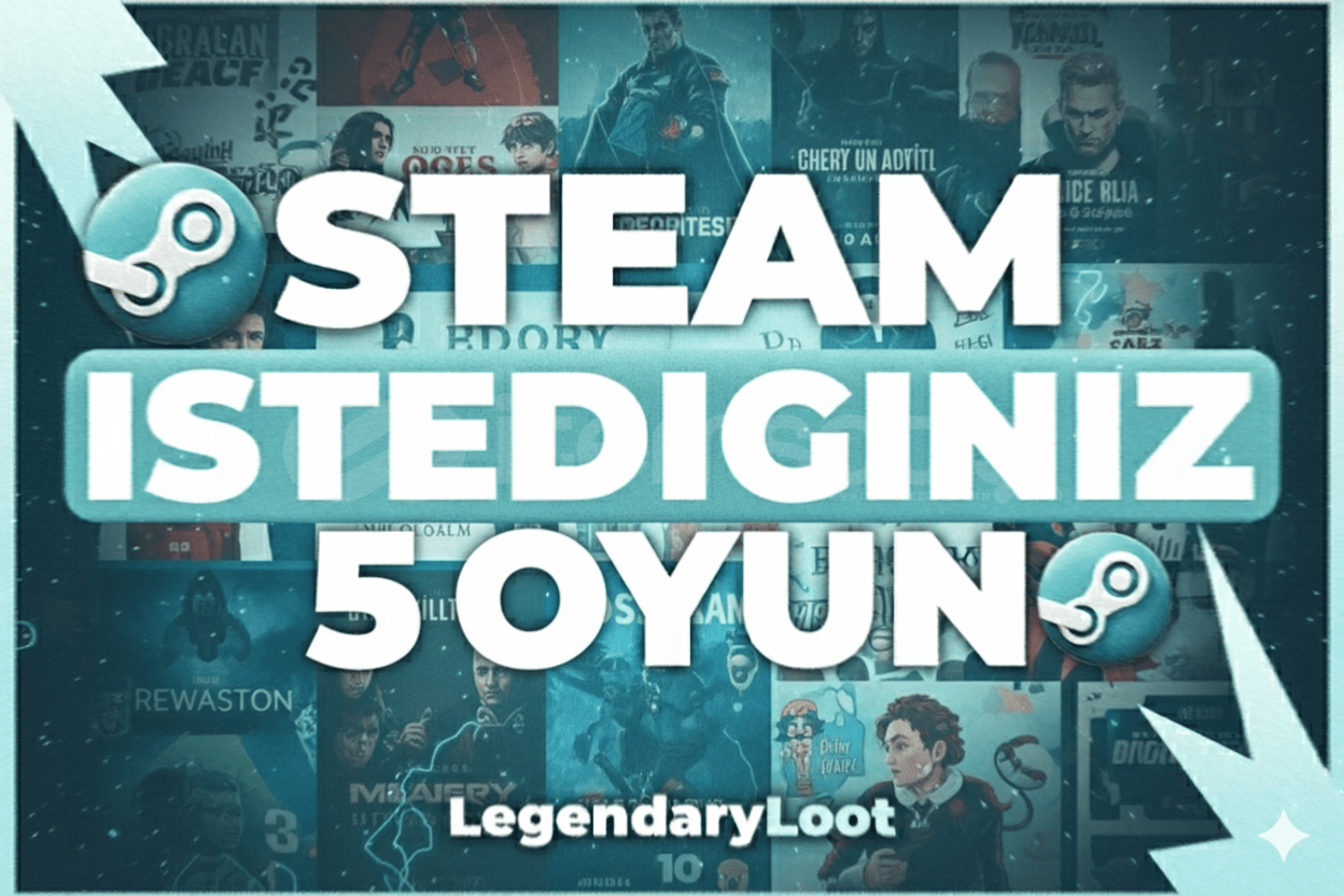 İstediğiniz 5 Oyun + Garanti İstediğiniz 5 Oyun + Garanti