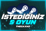 ⭐İstediğiniz 5 Oyun + Garanti⭐