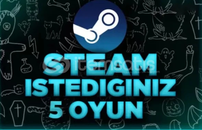 İSTEDİĞİNİZ 5 OYUN GARANTİ