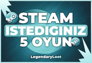 İstediğiniz 5 Oyun + Garanti