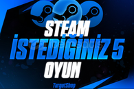 İSTEDİĞİNİZ 5 OYUN+ GARANTİ