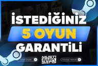 ⭐İstediğiniz 5 Oyun + Garanti