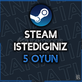İstediğiniz 5 Oyun + Garanti
