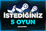 İstediğiniz 5 Oyun + Garanti + Destek