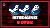 İstediğiniz 5 Oyun + Garanti