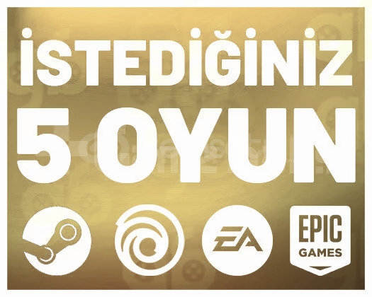 İstediğiniz 5 Oyun +Garanti İstediğiniz 5 Oyun +Garanti