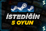 İstediğiniz 5 Oyun + Garanti