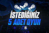 ⭐İSTEDİĞİNİZ 5 OYUN + GARANTİ & DESTEK⭐