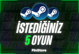 İSTEDİĞİNİZ 5 OYUN | GARANTİ + DESTEK