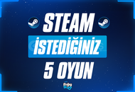 ⭐İstediğiniz 5 Oyun + Garanti + Destek⭐