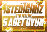 ⭐İSTEDİĞİNİZ 5 OYUN + GARANTİ & DESTEK⭐