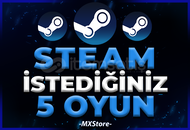 ⭐İstediğiniz 5 Oyun + Garanti + OTO TESLİM⭐