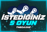 ⭐İstediğiniz 5 Oyun [GARANTİ + SORUNSUZ]⭐