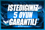 ⭐️ İstediğiniz 5 Oyun + Garanti & Sorunsuz