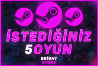 ⭐İSTEDİĞİNİZ 5 OYUN | GARANTİ VE DESTEK