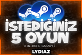 ✅İstediğiniz 5 Oyun✅ [Garantili]