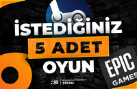 ⭐İstediğiniz 5 Oyun + Garanti & Destek⭐