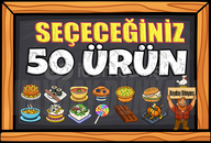 İSTEDİĞİNİZ 50 ÜRÜN İSTEDİĞİNİZ 50 ÜRÜN