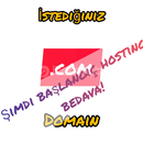 İstediğiniz com domain + hosting