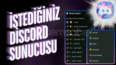 İstediğiniz Discord Sunucusu Elinizde!